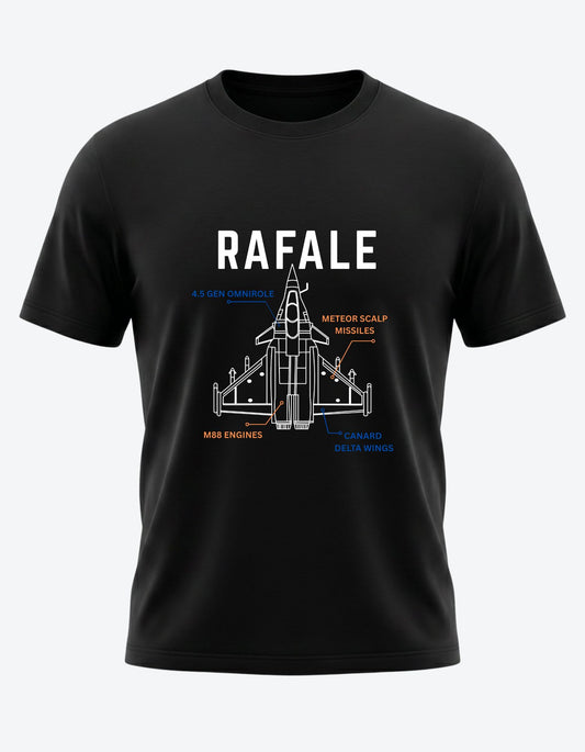 Rafale Fighter Jet Graphic Tee – Sky King Edition