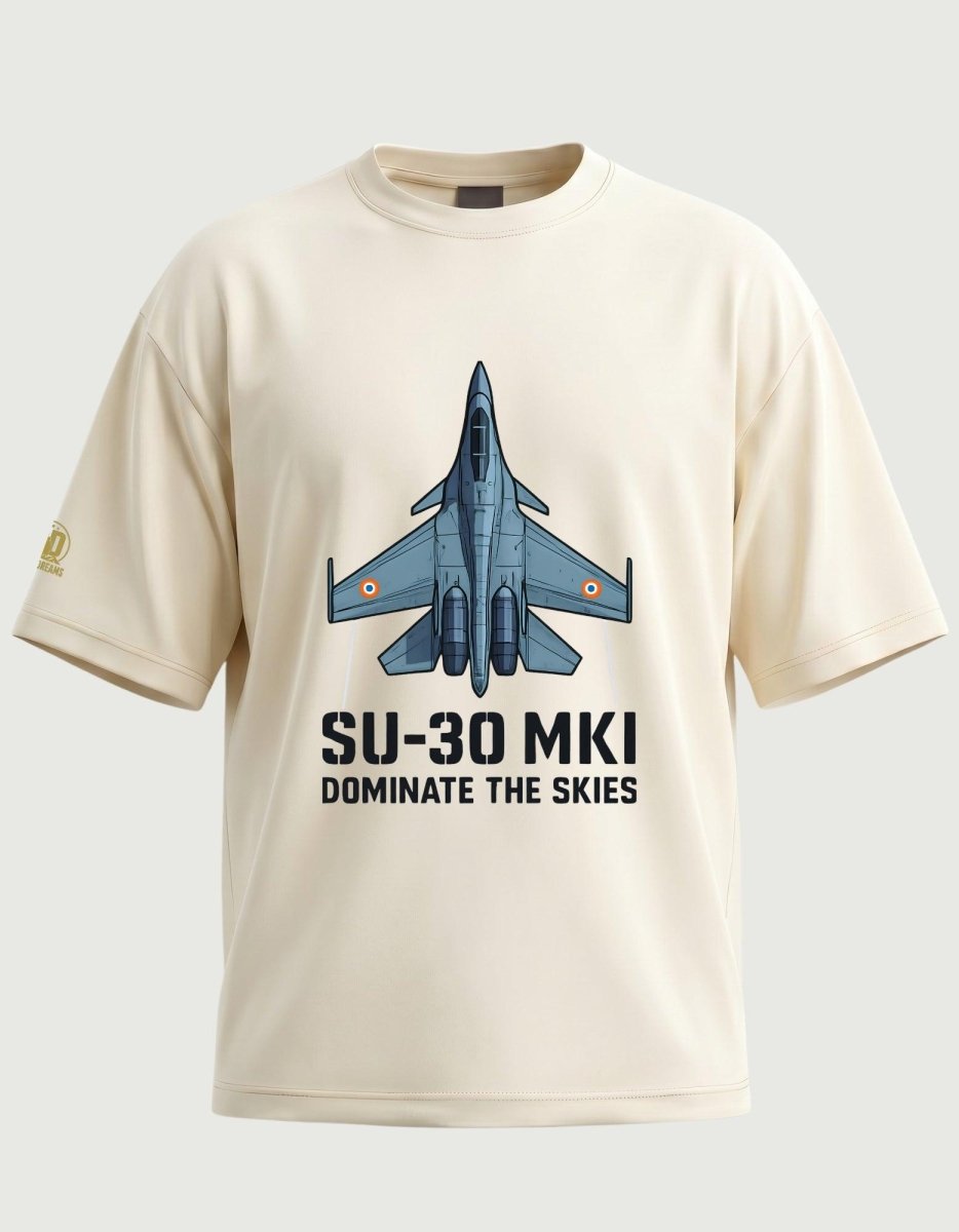 The Flanker Oversized Tee- SU-30 Edition - Olive Dreams