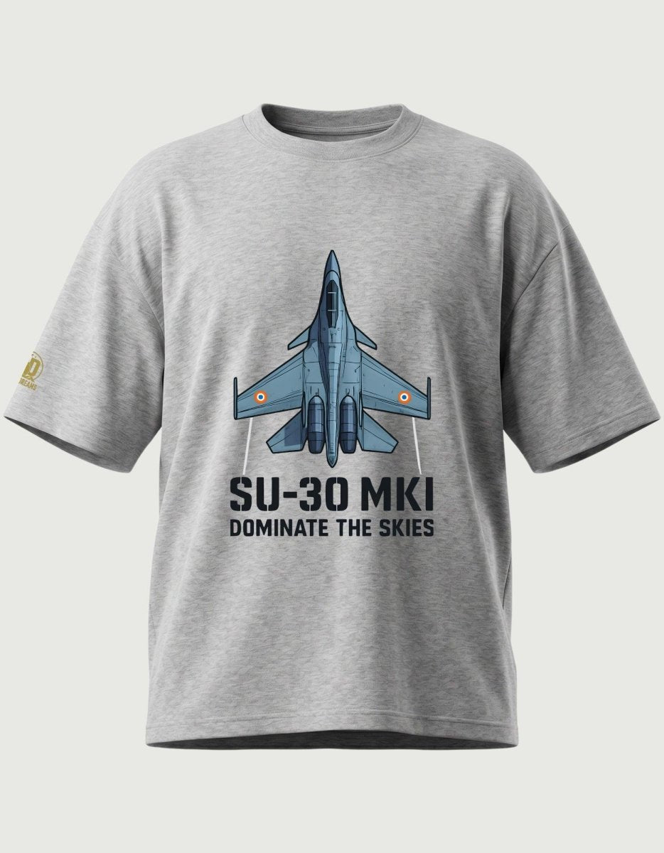 The Flanker Oversized Tee- SU-30 Edition - Olive Dreams