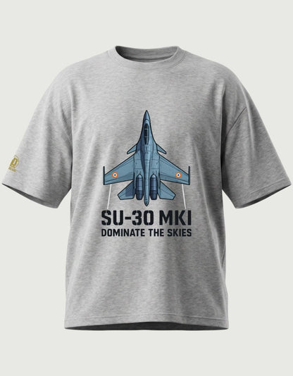 The Flanker Oversized Tee- SU-30 Edition - Olive Dreams