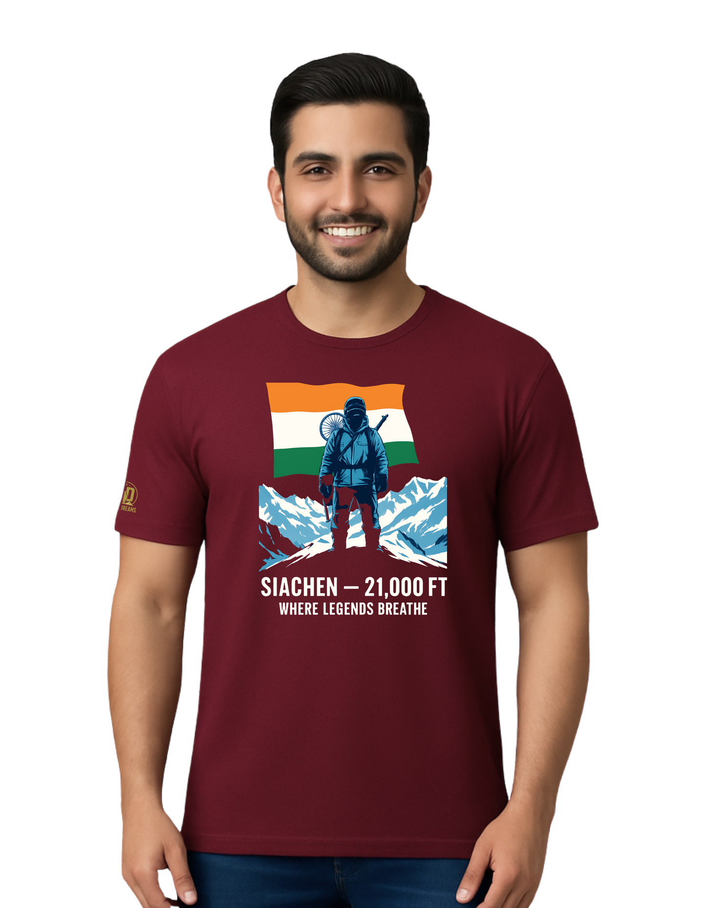 The Siachen Tee - 21,000 Ft Edition