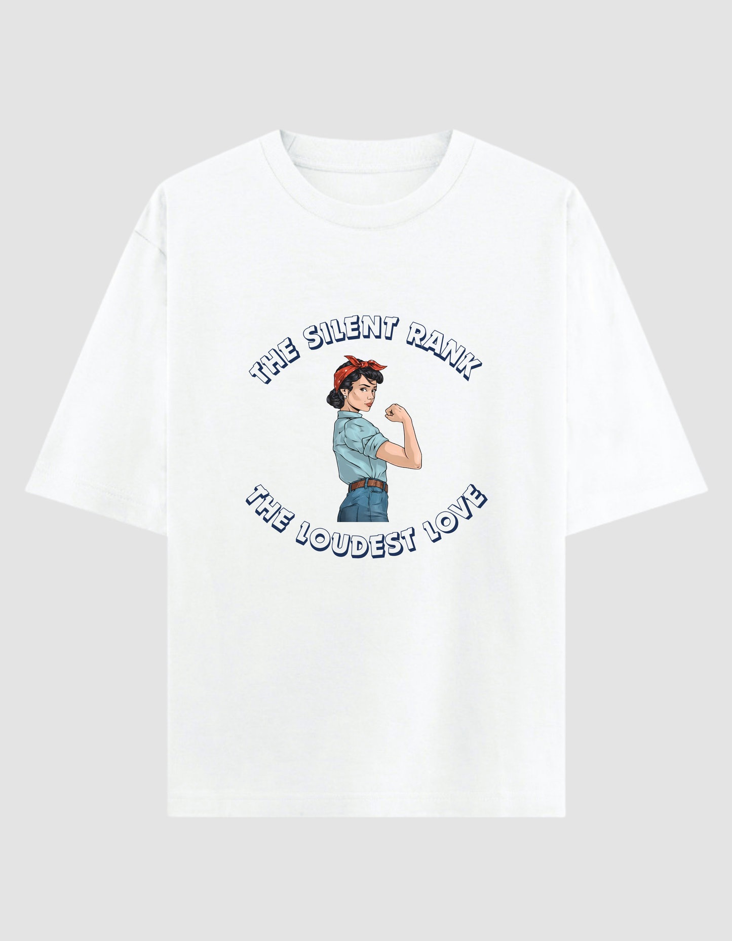 The Fauji Wife Oversized Tee - She Serves Too