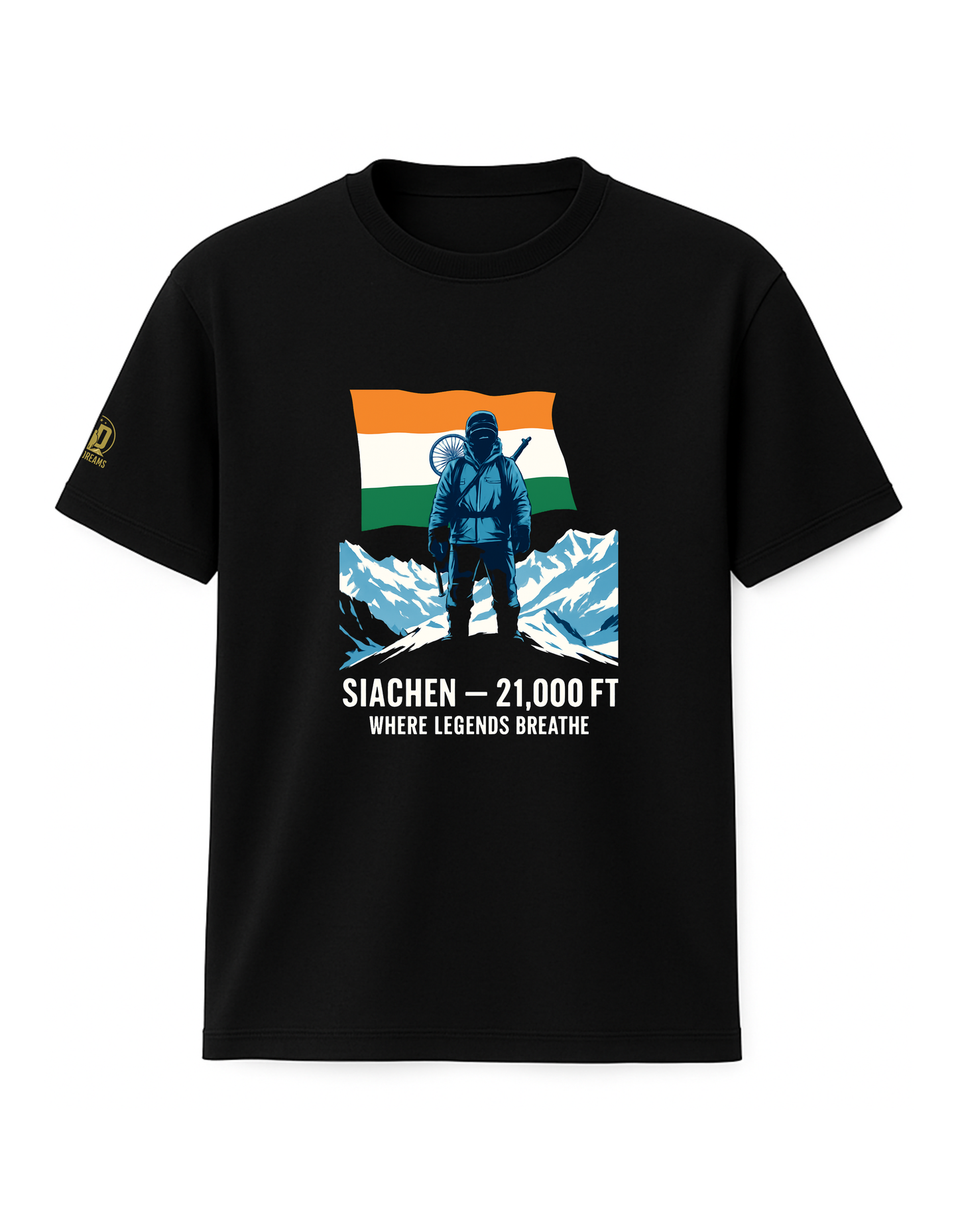 The Siachen Tee - 21,000 Ft Edition