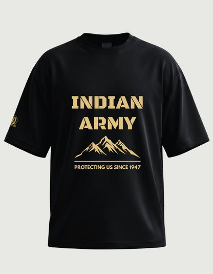 The Indian Army Oversized Tee - Olive Dreams