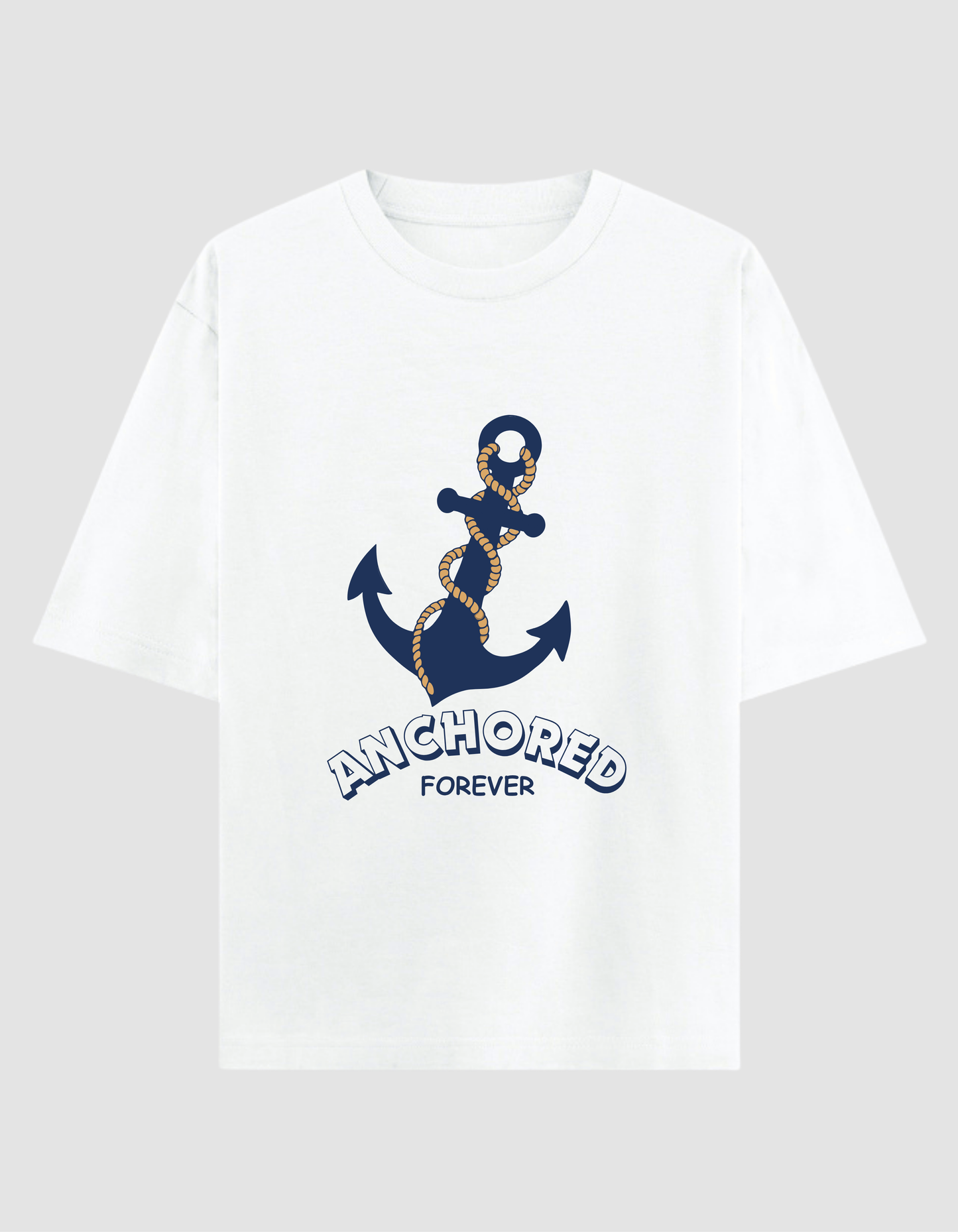 The Anchored Forever Oversized Tee