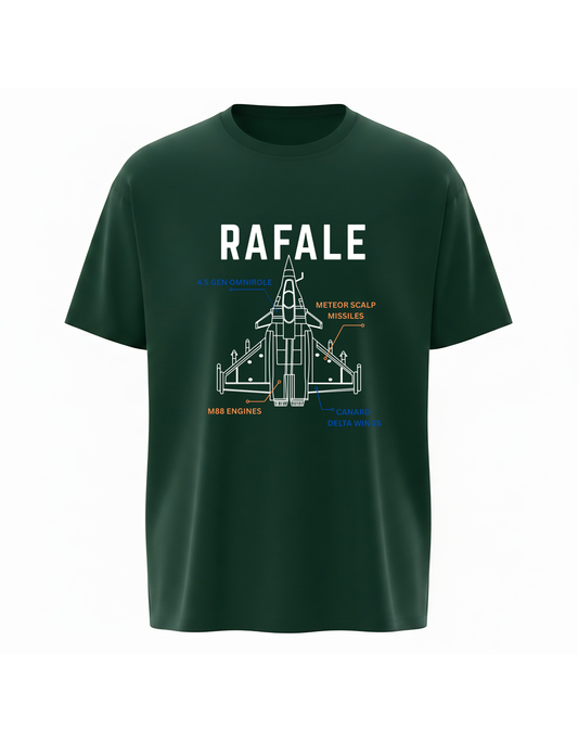 Rafale Fighter Jet Graphic Tee – Sky King Edition