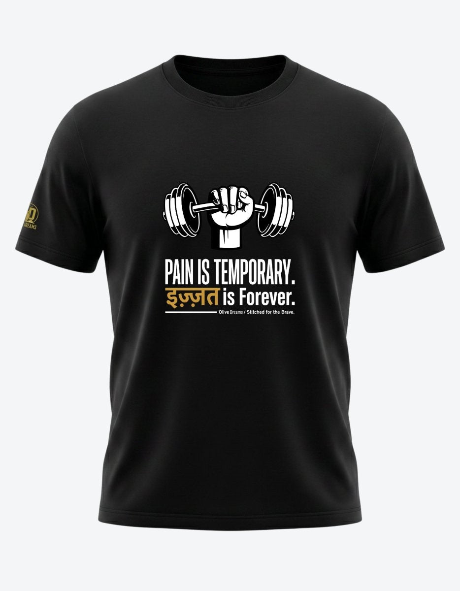Pain is Temporary. इज़्ज़त is Forever Tee - Olive Dreams