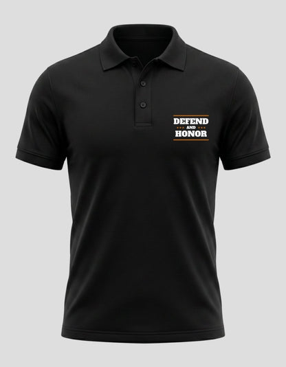 The Defend and Honor Polo - Olive Dreams