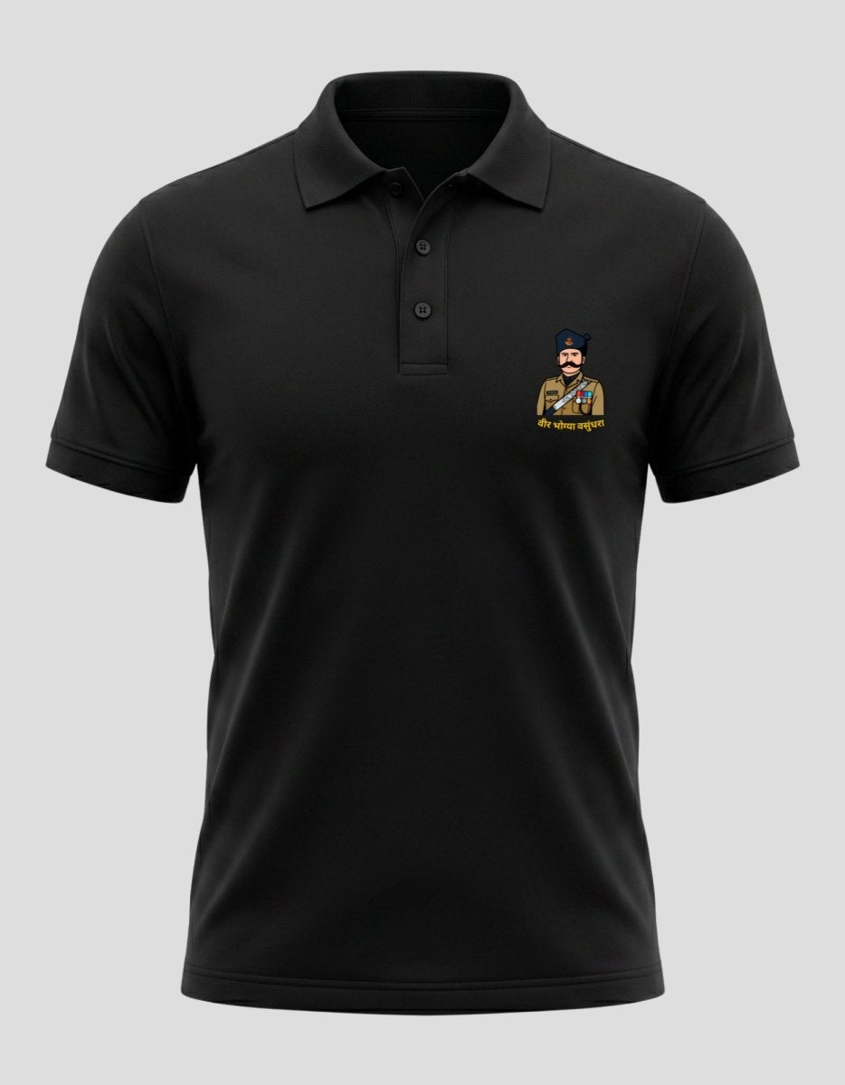 The Rajputana Rifles Polo Tee - Olive Dreams