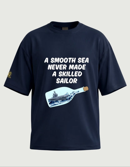 The Skilled Sailor Oversized Tee - Olive Dreams