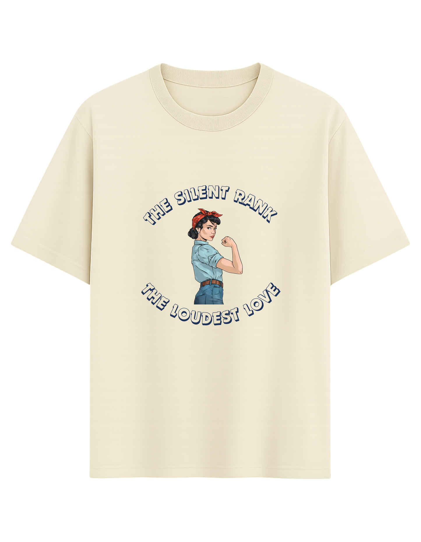 The Fauji Wife Oversized Tee - She Serves Too