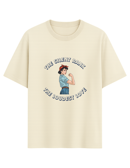 The Fauji Wife Oversized Tee - She Serves Too