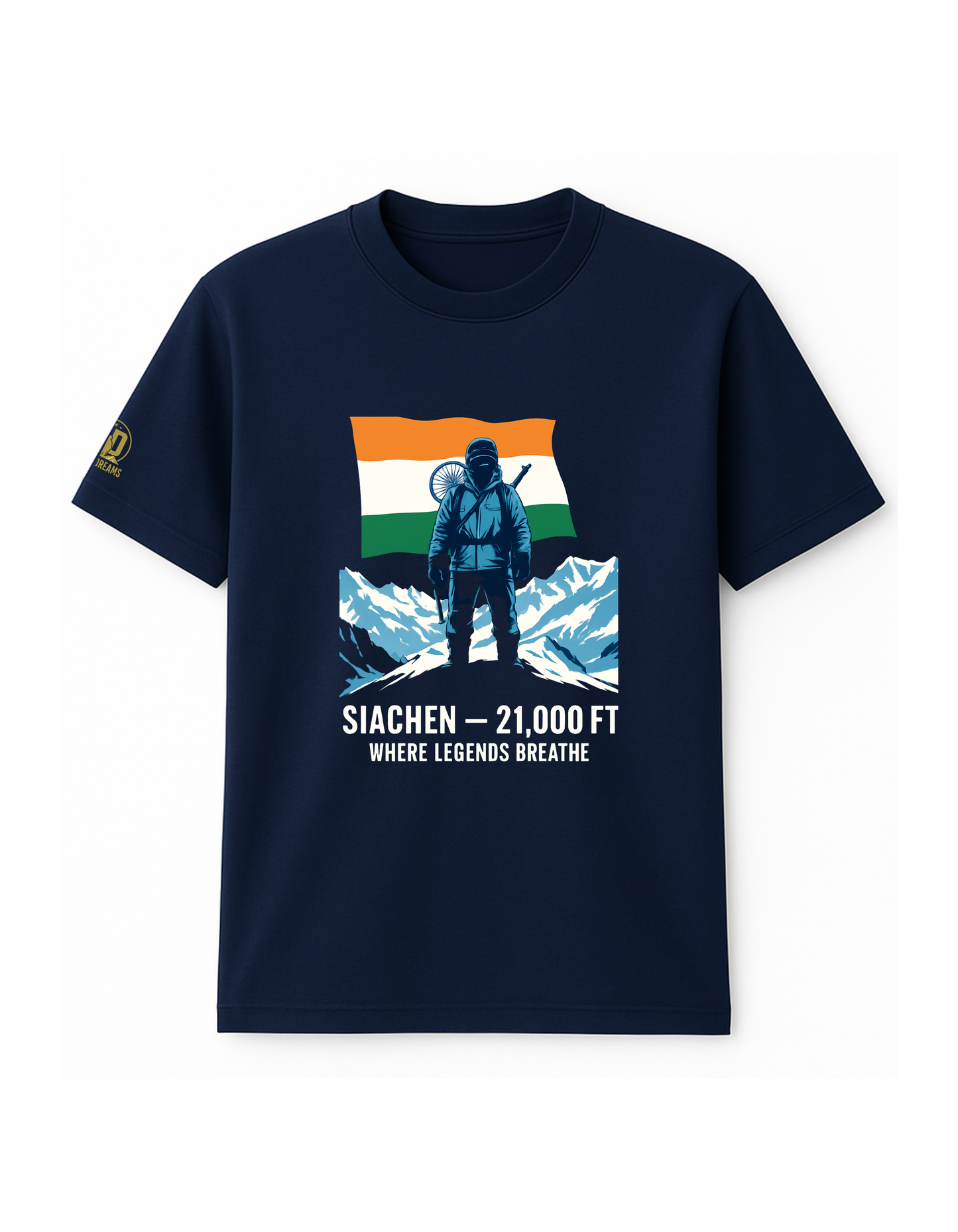 The Siachen Tee - 21,000 Ft Edition