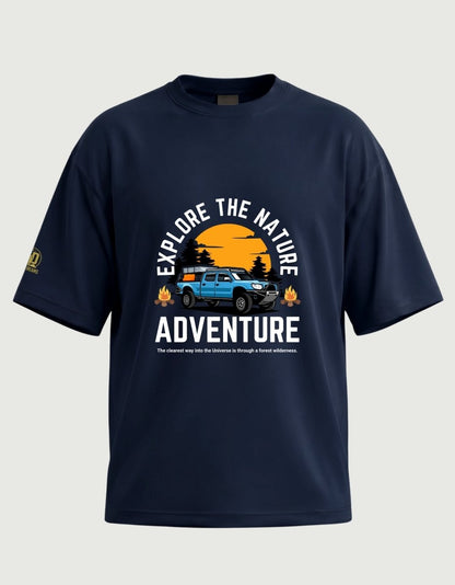 Explore the Nature Adventure Oversized Tee - Olive Dreams