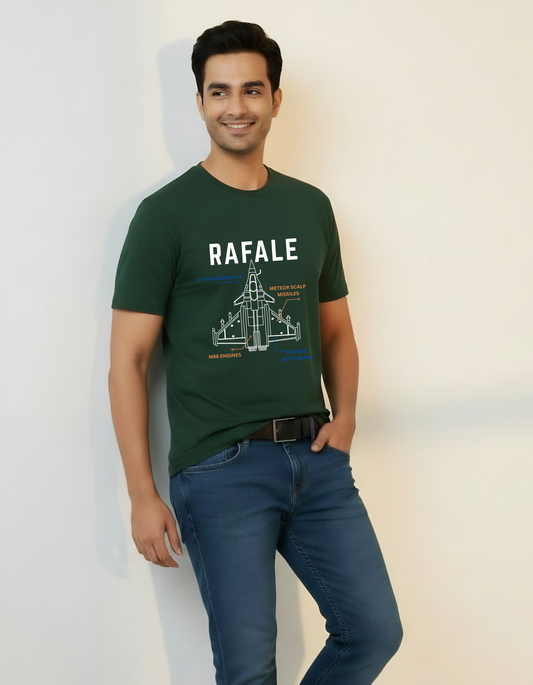 Rafale Fighter Jet Graphic Tee – Sky King Edition