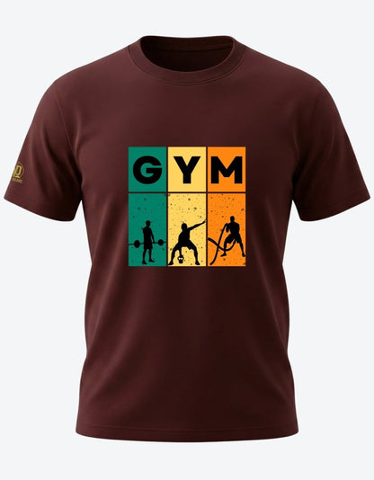 The Triple Grind Tee -Gym Edition - Olive Dreams