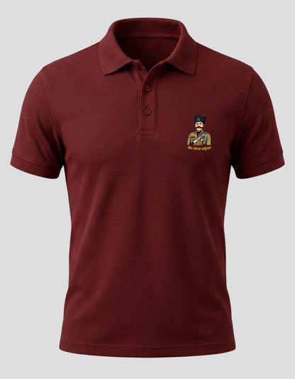 The Rajputana Rifles Polo Tee - Olive Dreams