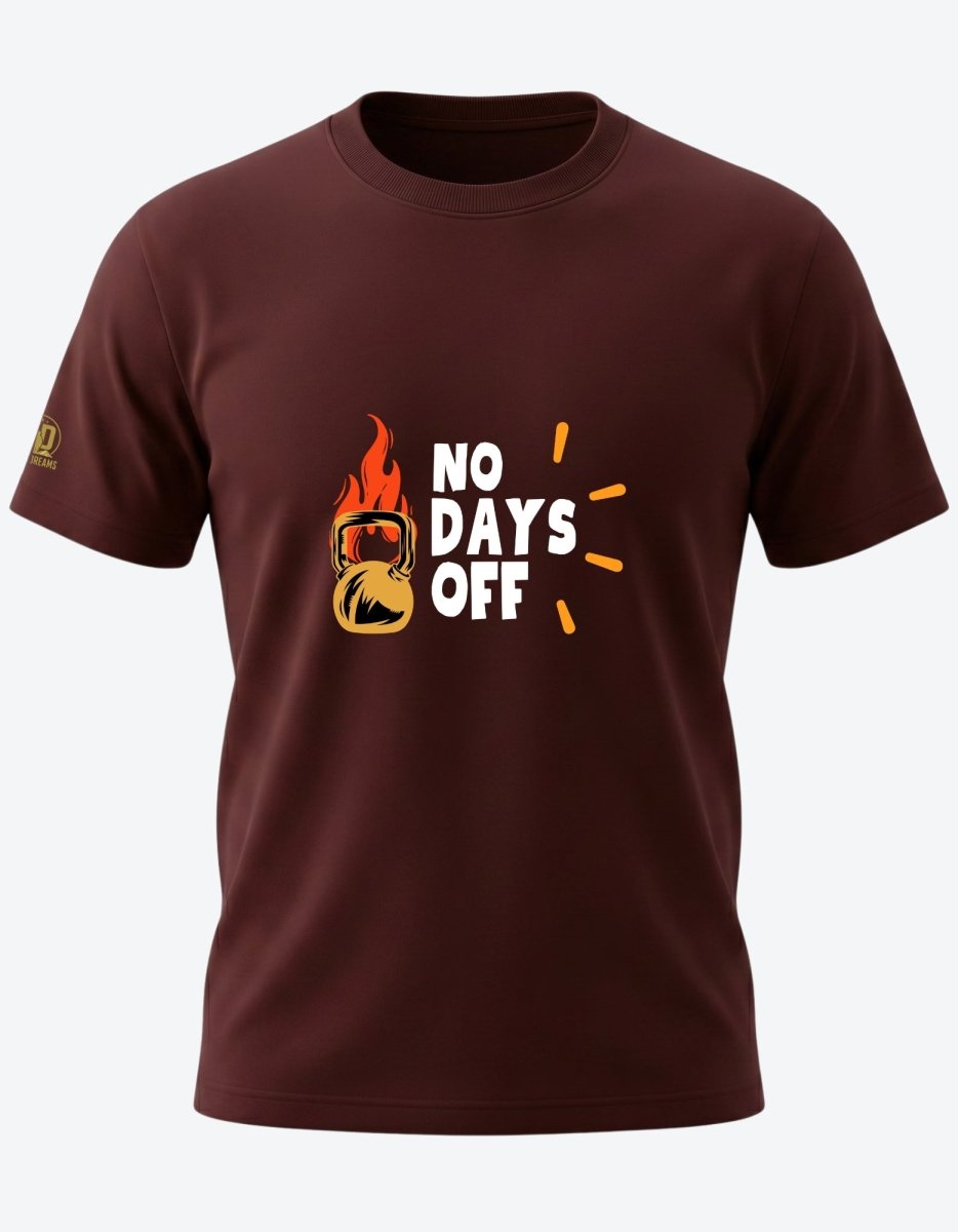 No Days Off Gym Tee - Olive Dreams