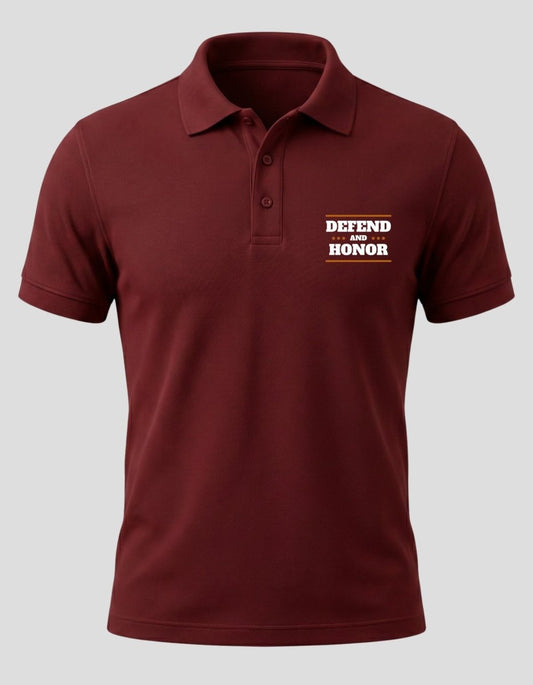 The Defend and Honor Polo - Olive Dreams