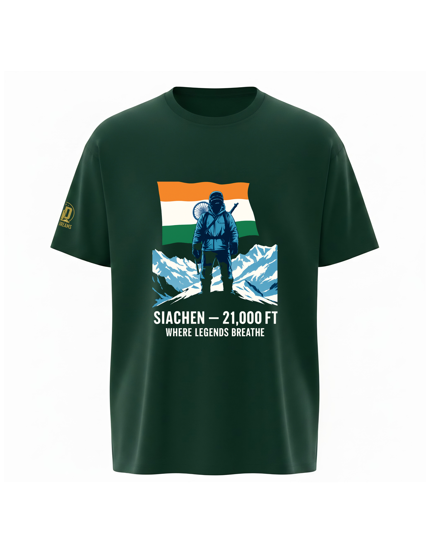 The Siachen Tee - 21,000 Ft Edition