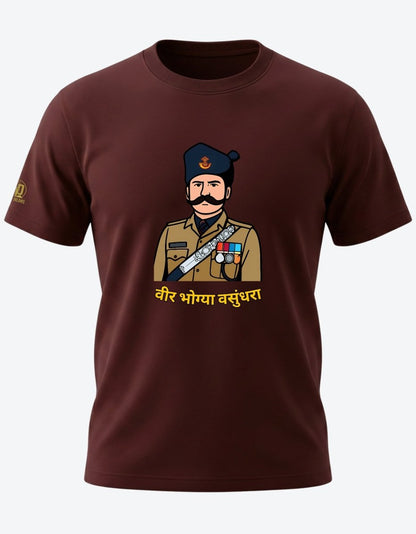 The Rajputana Rifles Tee — Veer Bhogya Vasundhara Edition - Olive Dreams