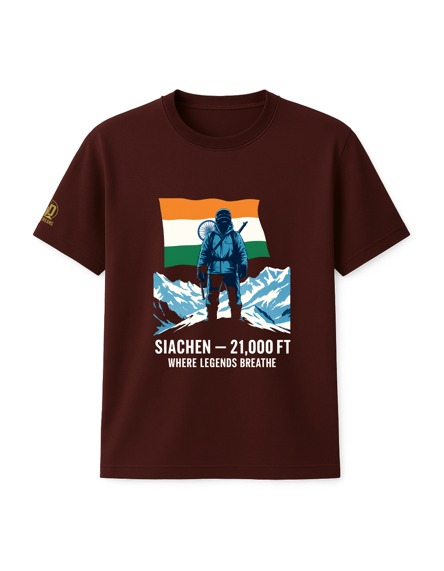 The Siachen Tee - 21,000 Ft Edition
