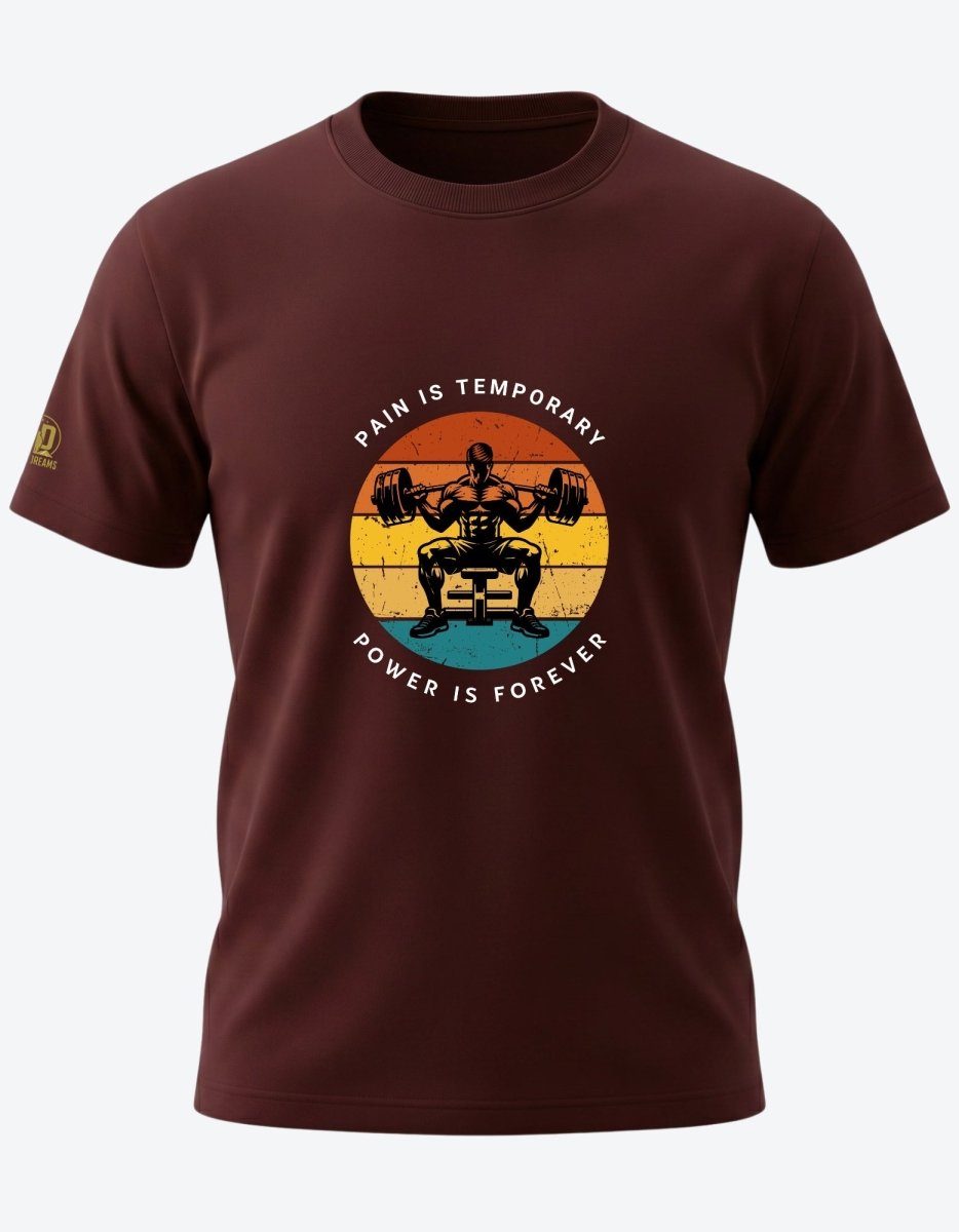 The Power Tee - Gym Edition - Olive Dreams