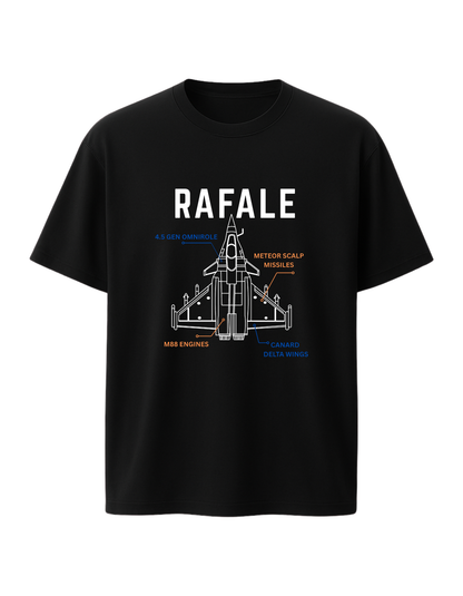 Rafale Fighter Jet Graphic Tee – Sky King Edition