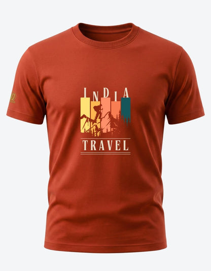 The India Travel Tee - Adventure Edition - Olive Dreams