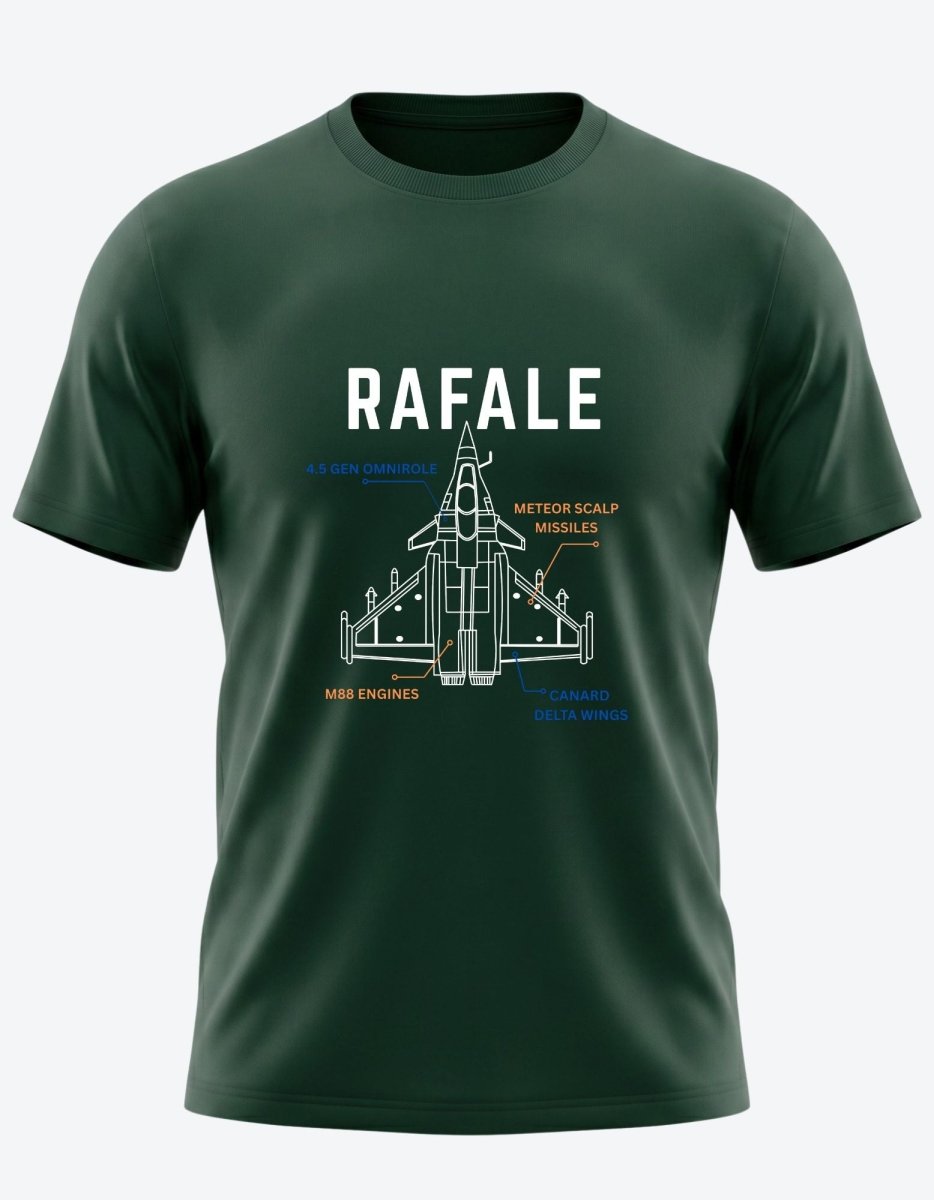 Rafale Fighter Jet Graphic Tee – Sky King Edition - Olive Dreams