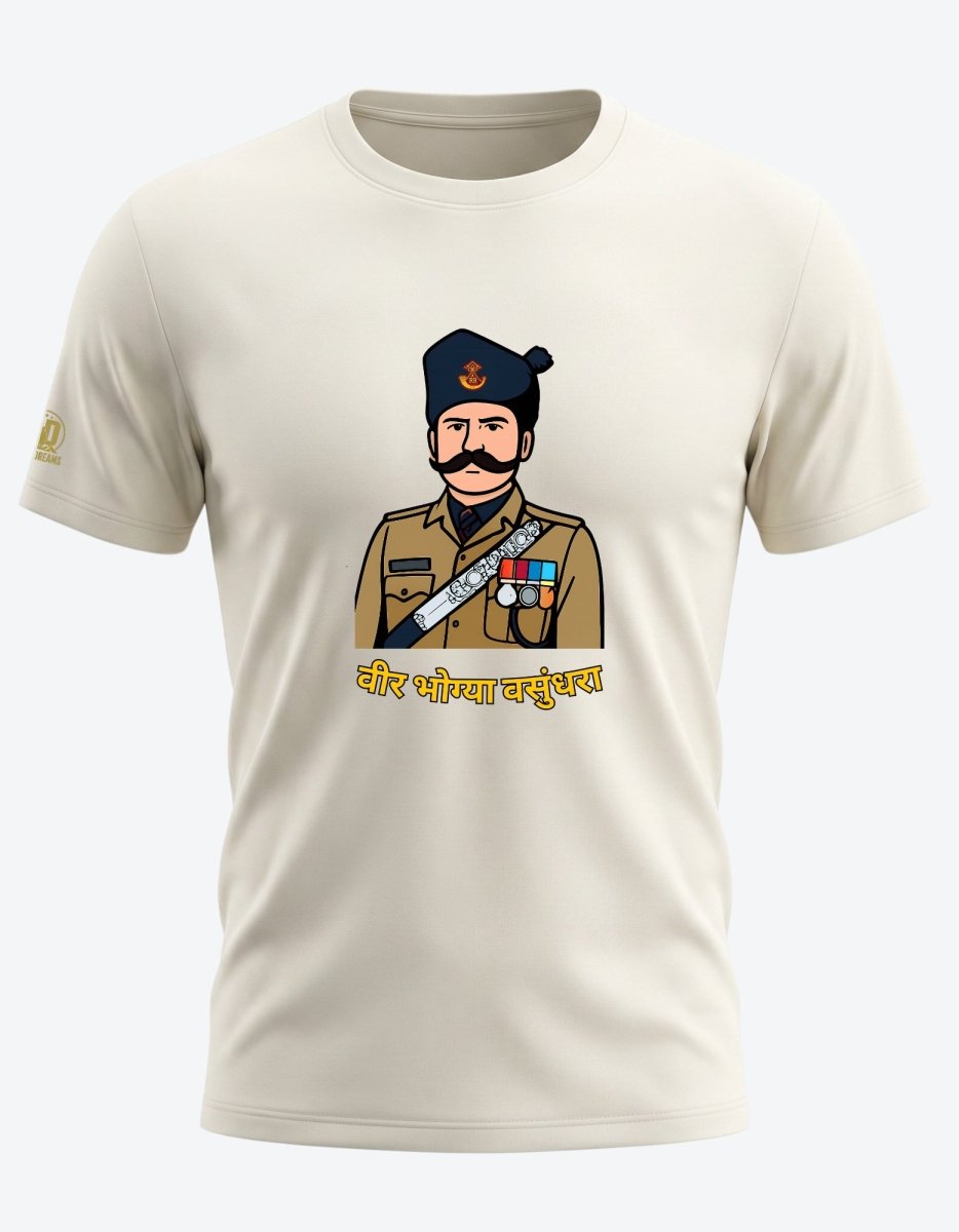 The Rajputana Rifles Tee — Veer Bhogya Vasundhara Edition - Olive Dreams