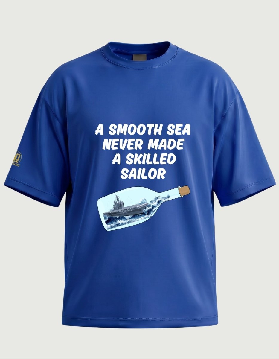 The Skilled Sailor Oversized Tee - Olive Dreams