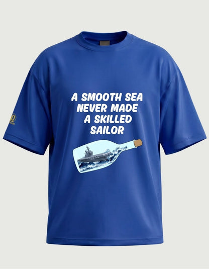 The Skilled Sailor Oversized Tee - Olive Dreams