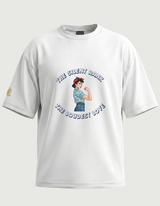 The Fauji Wife Oversized Tee - She Serves Too