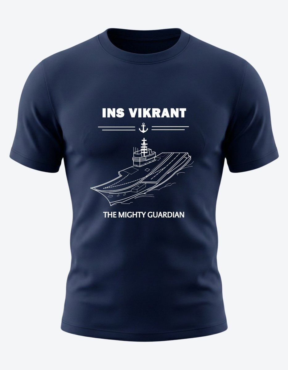 INS Vikrant Guardian T-Shirt - Olive Dreams