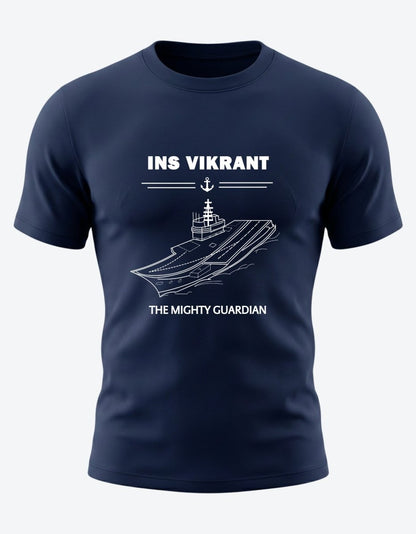 INS Vikrant Guardian T-Shirt - Olive Dreams