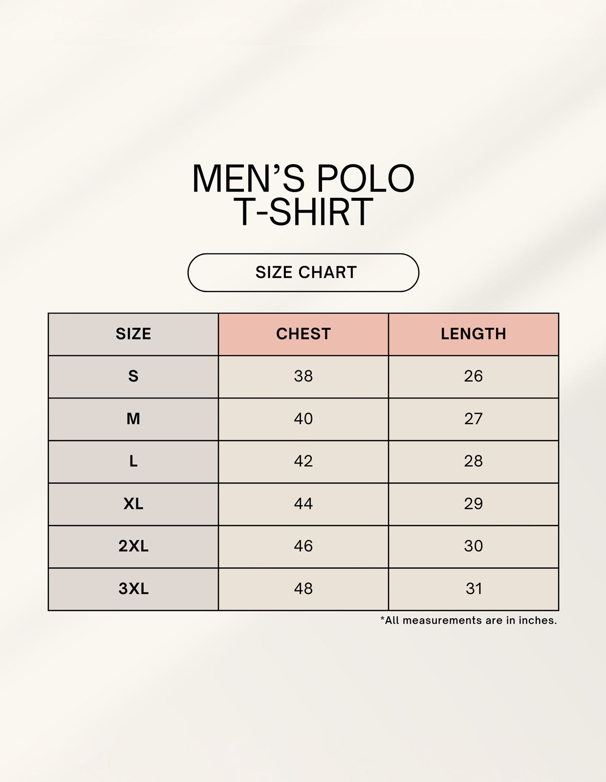 Olive Dreams Men's Polo T-Shirt, T-90 Edition, Midnight Black. Size chart included.
