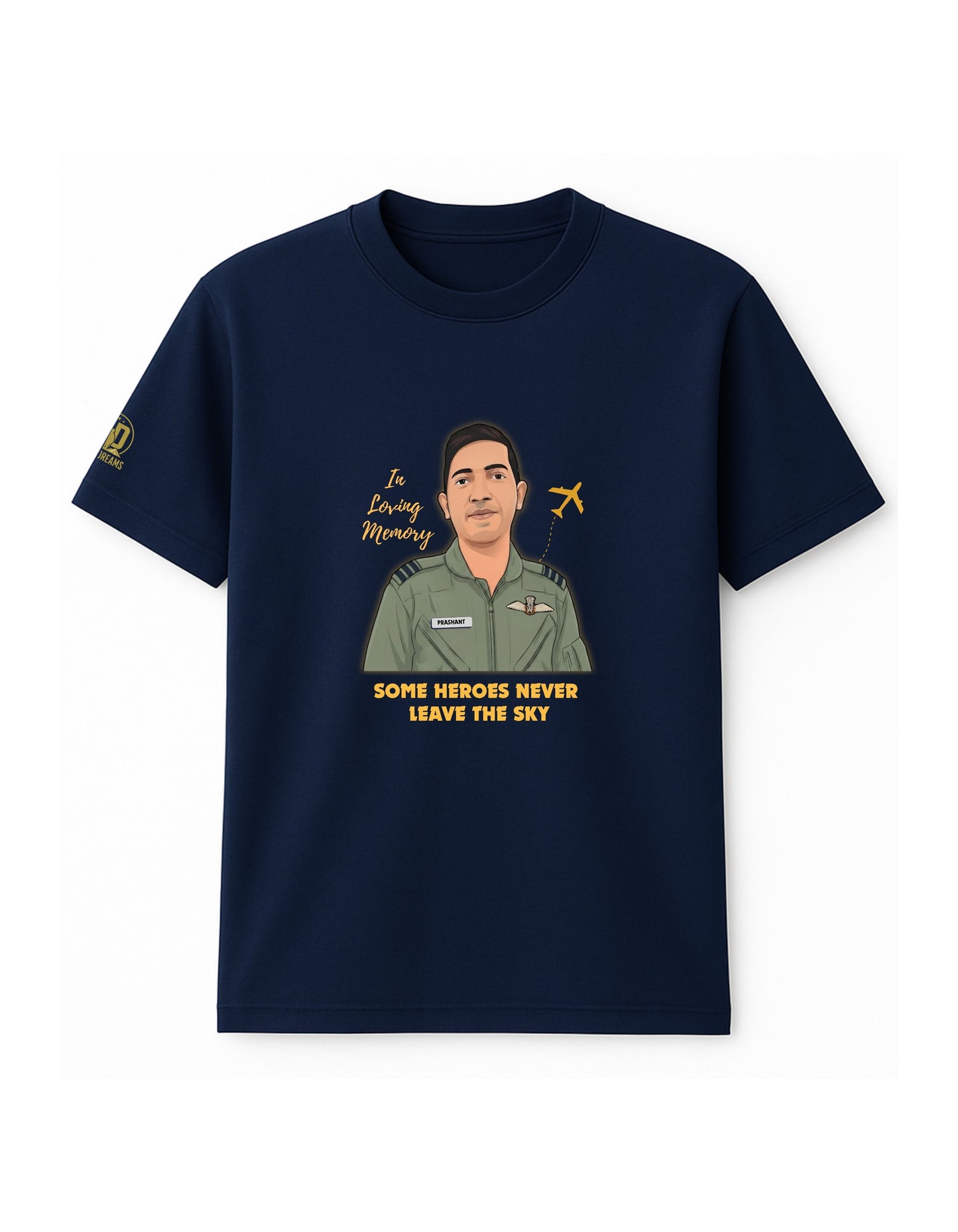 In Loving Memory - Sqn Ldr Prashant Singh Tee