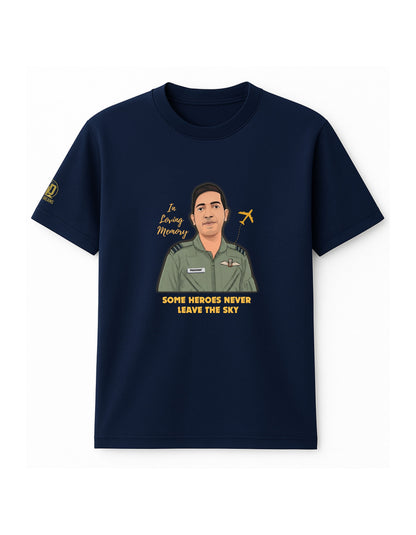 In Loving Memory - Sqn Ldr Prashant Singh Tee